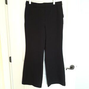 Boden Hampshire Flared Pants Ponte Knit Black Size 14R